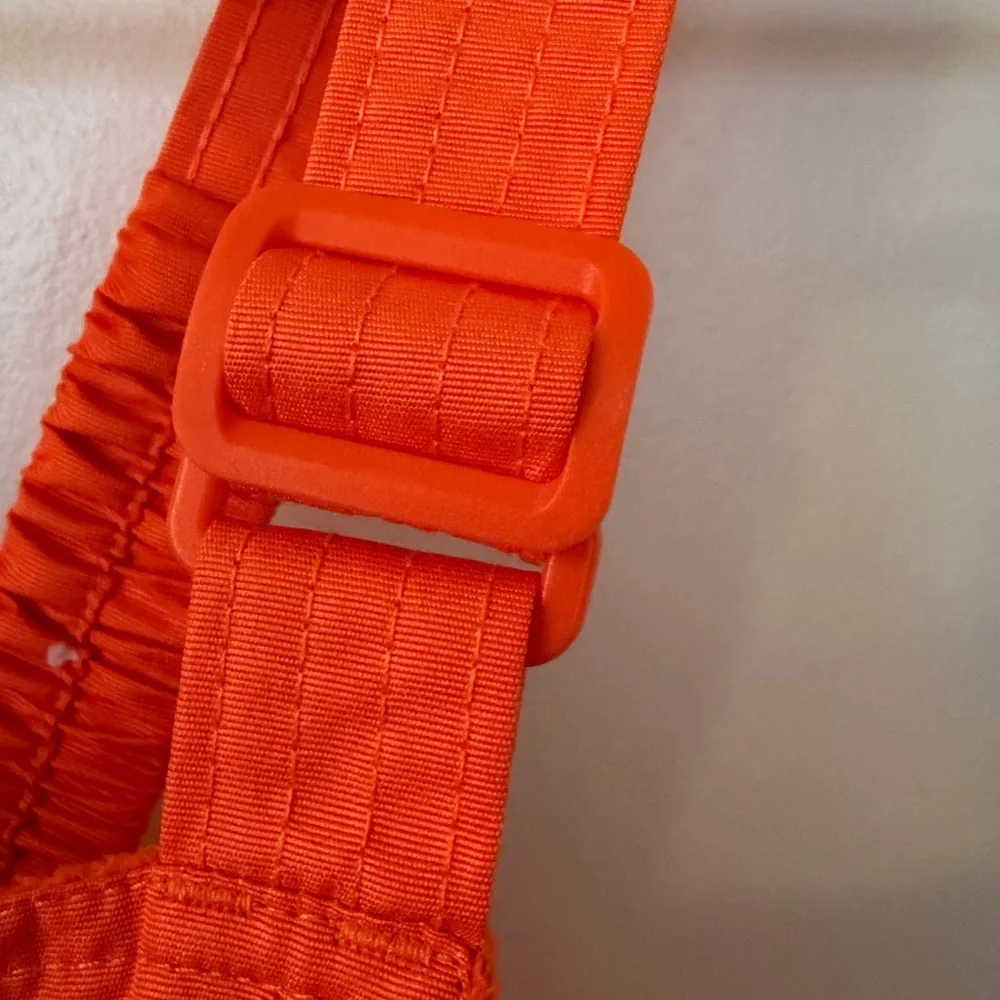 Cat & Jack 2T Orange Snow Overalls Insulated Waterproof Toddler Ski Adjustable